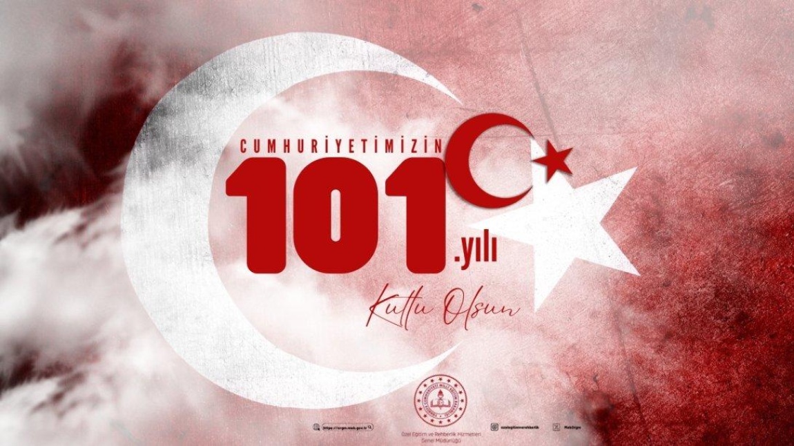 Cumhuriyetinizin 101. Yılı Kutlu Olsun 